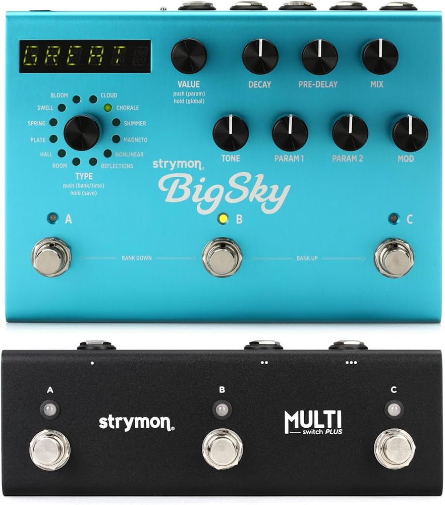Amazon.com: Strymon BigSky Multidimensional Reverb Pedal and Multi